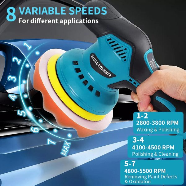 Super Wax polisher Rotary Cordless