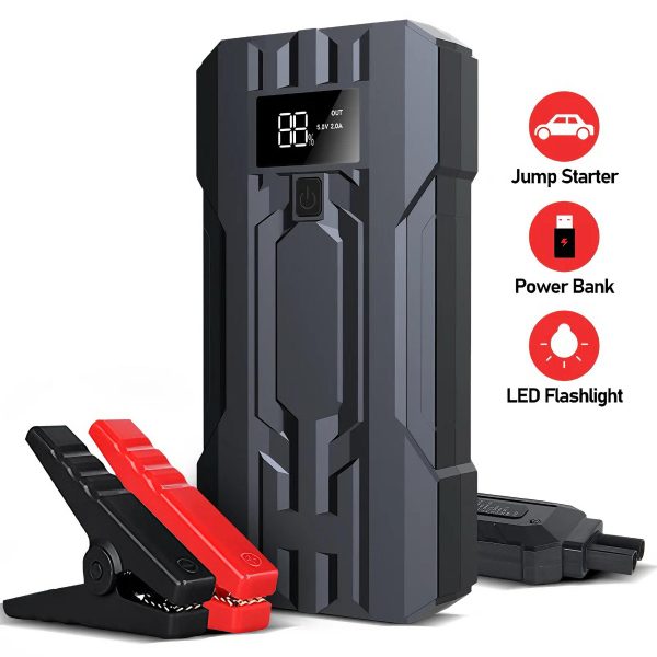 Jump starter + Power Bank + Torch Light