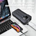 Jump starter + Power Bank + Torch Light