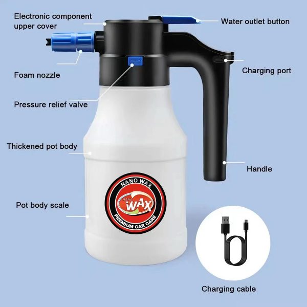 Nano wax Car Wash foam gun